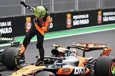 Lando Norris wins Brazilian Sprint with Piastri out due to accident
