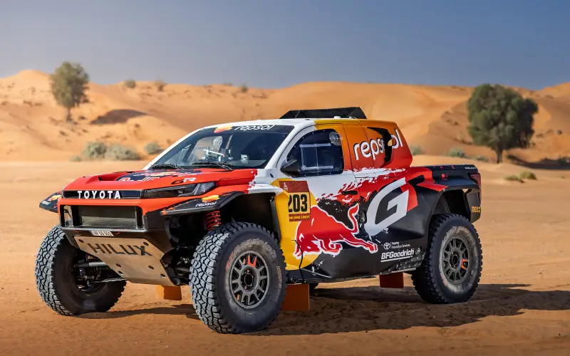 Toyota unveils new Hilux DKR developed from scratch for Dakar 2026