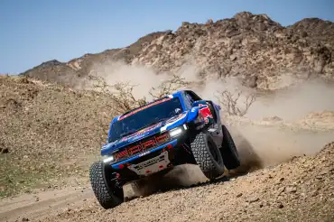 Mitch Guthrie wins stage 5 of the Dakar Rally with Nani Roma receiving a penalty