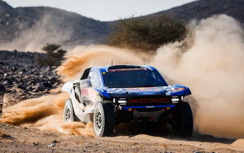 Nani Roma leads the 2026 Dakar Rally with a 57-second lead over Sainz