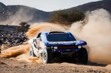 Nani Roma leads the 2026 Dakar Rally with a 57-second lead over Sainz