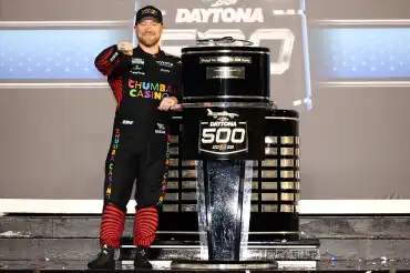 Daytona 500 ends with Reddick victory on final lap