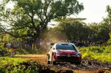Solberg leads Evans by 33 seconds on Day 1 of the Safari Rally