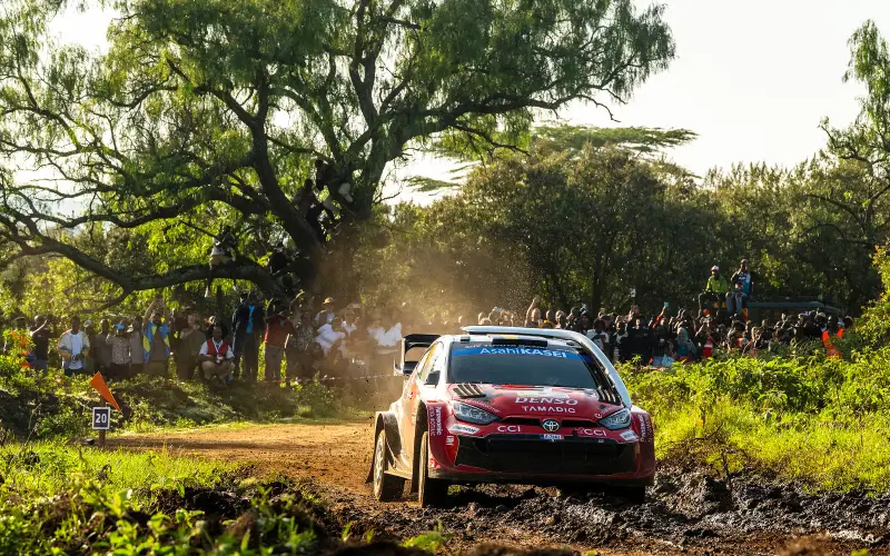Solberg leads Evans by 33 seconds on Day 1 of the Safari Rally