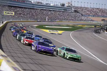 Hamlin won the 2026 NASCAR Cup race in Las Vegas and ranks tenth in all-time wins