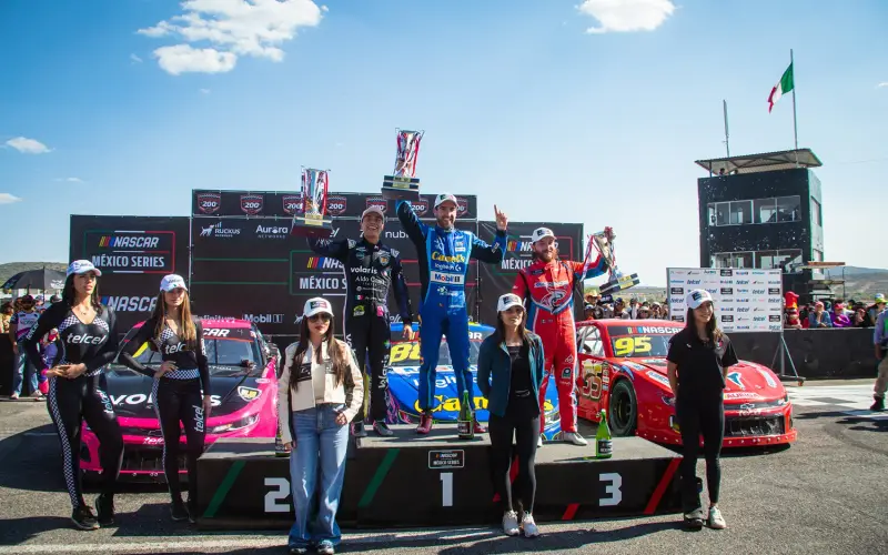 Rubén García Jr. kicks off 2026 with his 25th victory in NASCAR Mexico