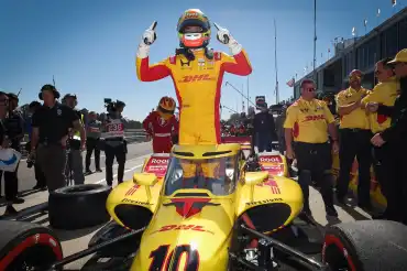 Alex Palou on pole for the IndyCar race at Barber Motorsports Park in 2026