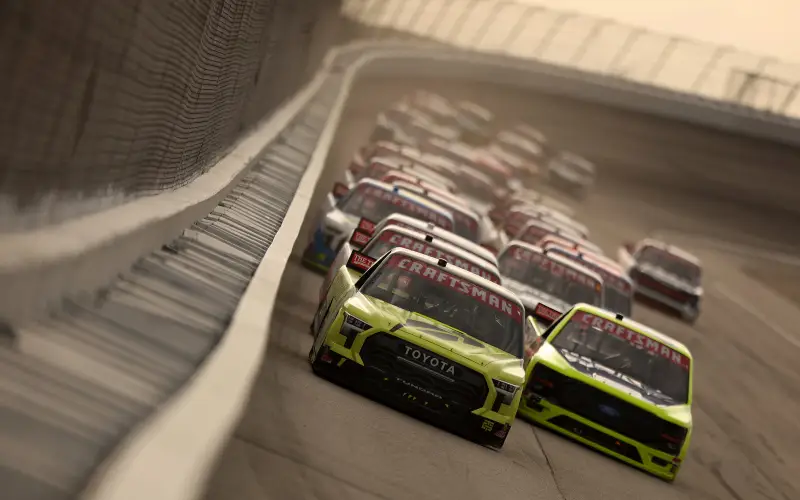 Corey Heim won at Rockingham and is going for $500,000 at Bristol