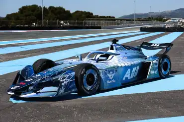 Formula E GEN4 takes to the track for the first time at Paul Ricard