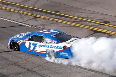 Corey Day Wins His First O'Reilly Race at Talladega