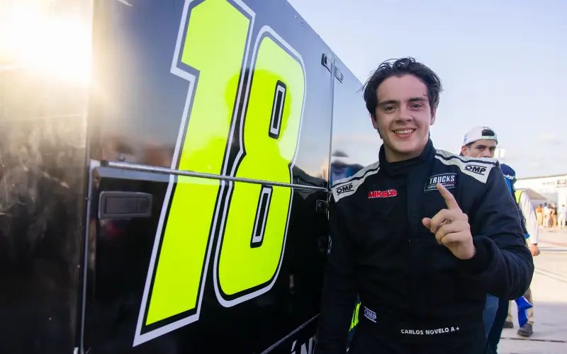 Novelo has won two straight races in the Trucks Mexico Series