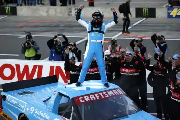 Honeycutt Wins His First Truck Series Race Amid Chaos at Watkins Glen