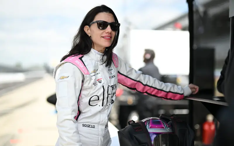Katherine Legge, the first woman to attempt the Indy 500 and the Coca-Cola 600 on the same day