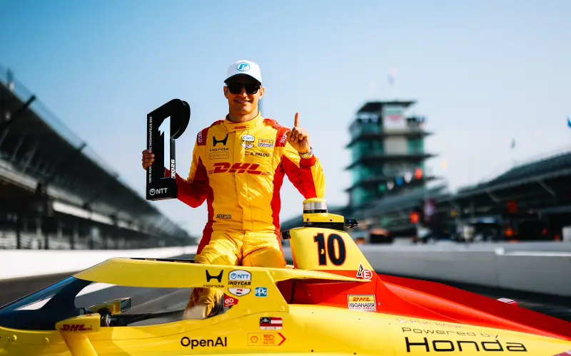 Palou will start from pole position in the 2026 Indy 500