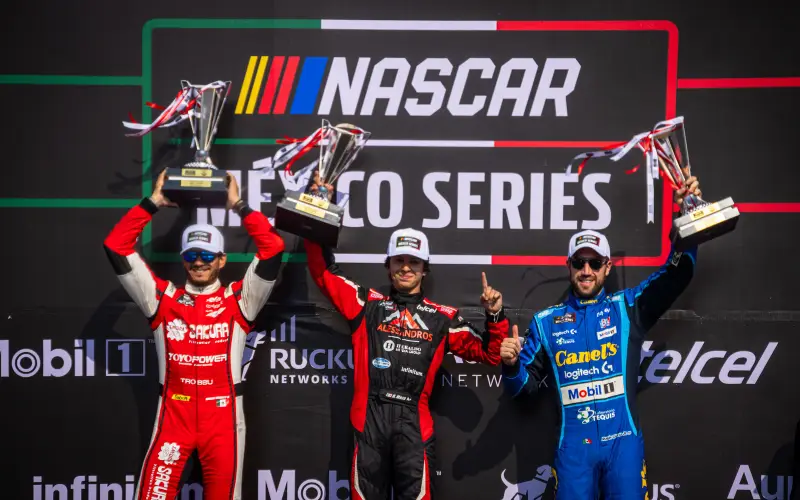 Helio Meza wins his first NASCAR Mexico race in Puebla