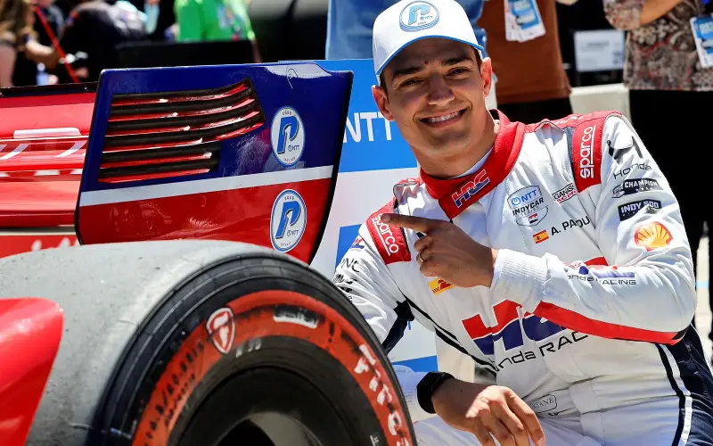 Palou secured his third consecutive IndyCar pole position in Detroit