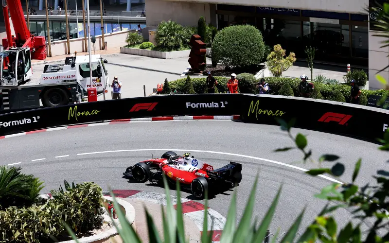 Hamilton and Leclerc shared the top spots in Friday's practice sessions in Monaco