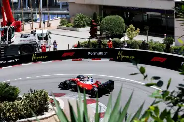 Hamilton and Leclerc shared the top spots in Friday's practice sessions in Monaco