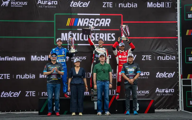 Alex de Alba wins in Aguascalientes and joins the race for the NASCAR Mexico Chase