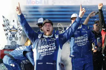 Austin Hill wins the O'Reilly Series in Coronado and claims his second victory of the year