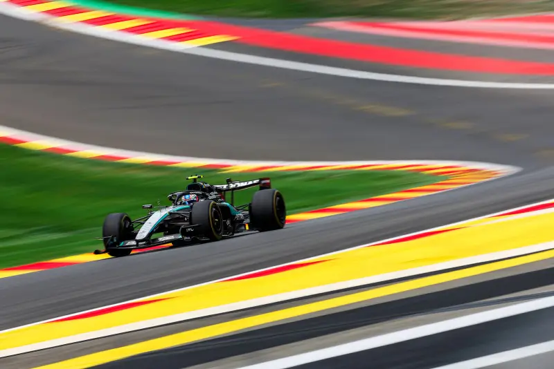 Kimi Antonelli takes pole position at Spa, with Max Verstappen three tenths behind, at the 2026 Belgian Grand Prix
