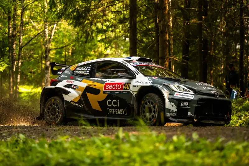 Latvala returned to competition and was the fastest Rally2 driver in Finland