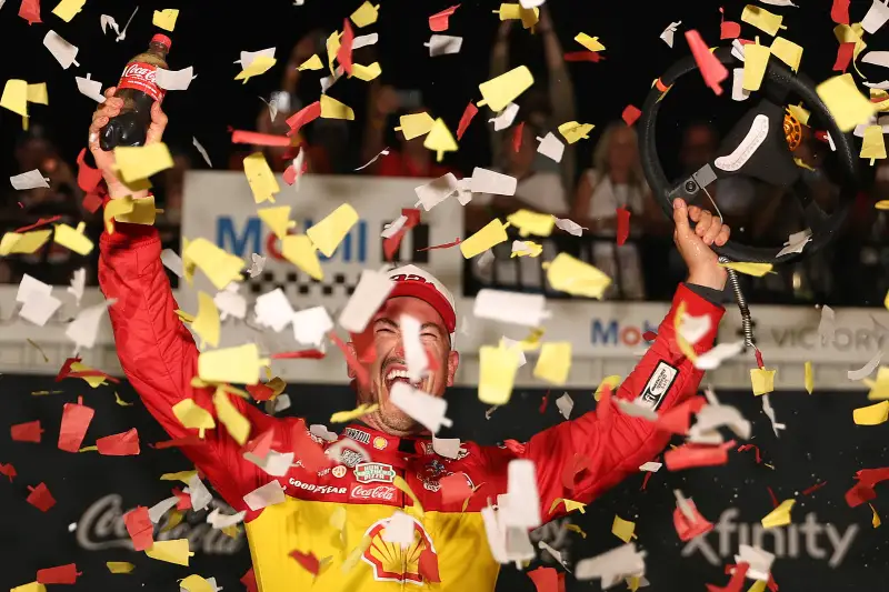 Joey Logano wins his second race in the last four Cup Series events