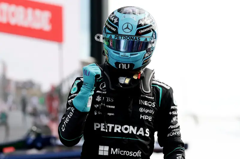 George Russell Starts in the Lead in the Dutch Grand Prix Sprint Race