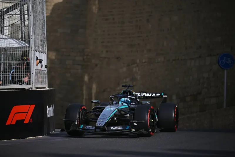 Russell Wins the Formula 1 Azerbaijan Grand Prix in Baku